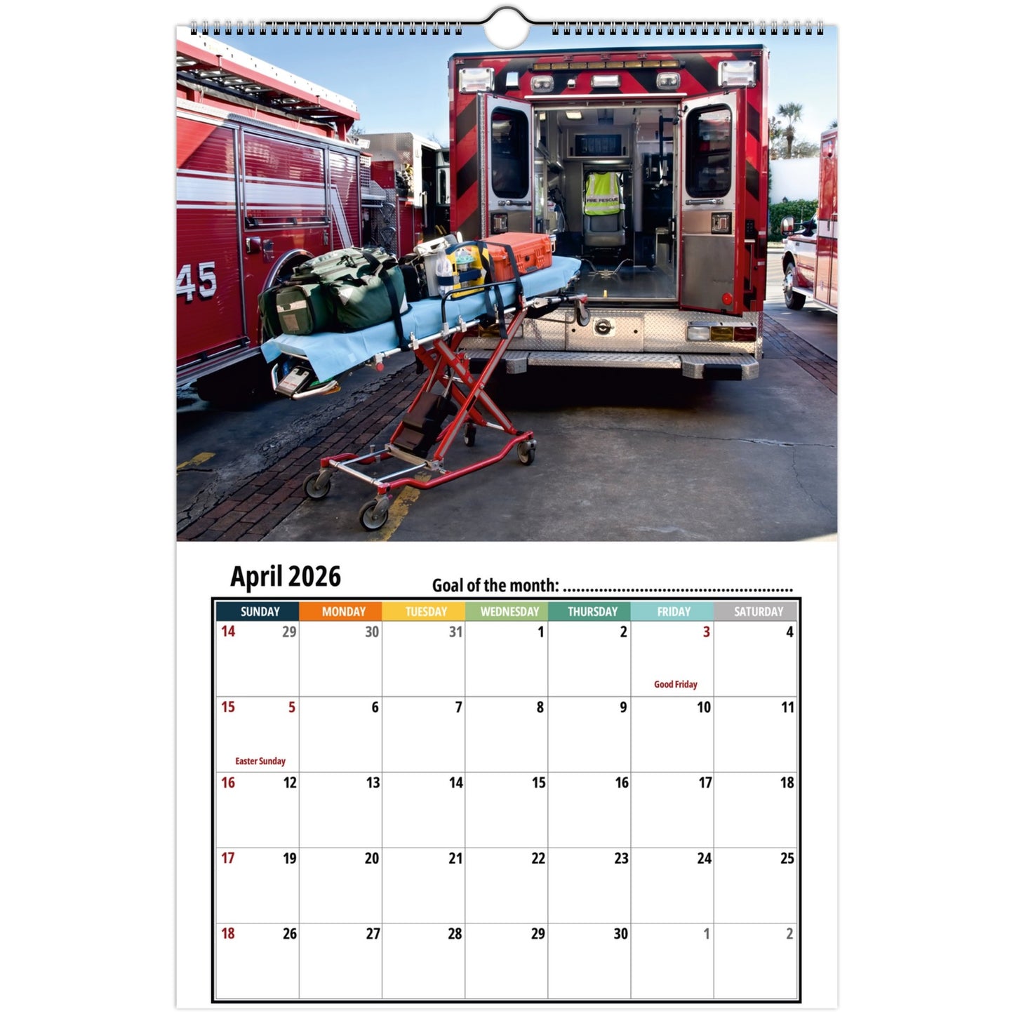 2026 paramedic calendar