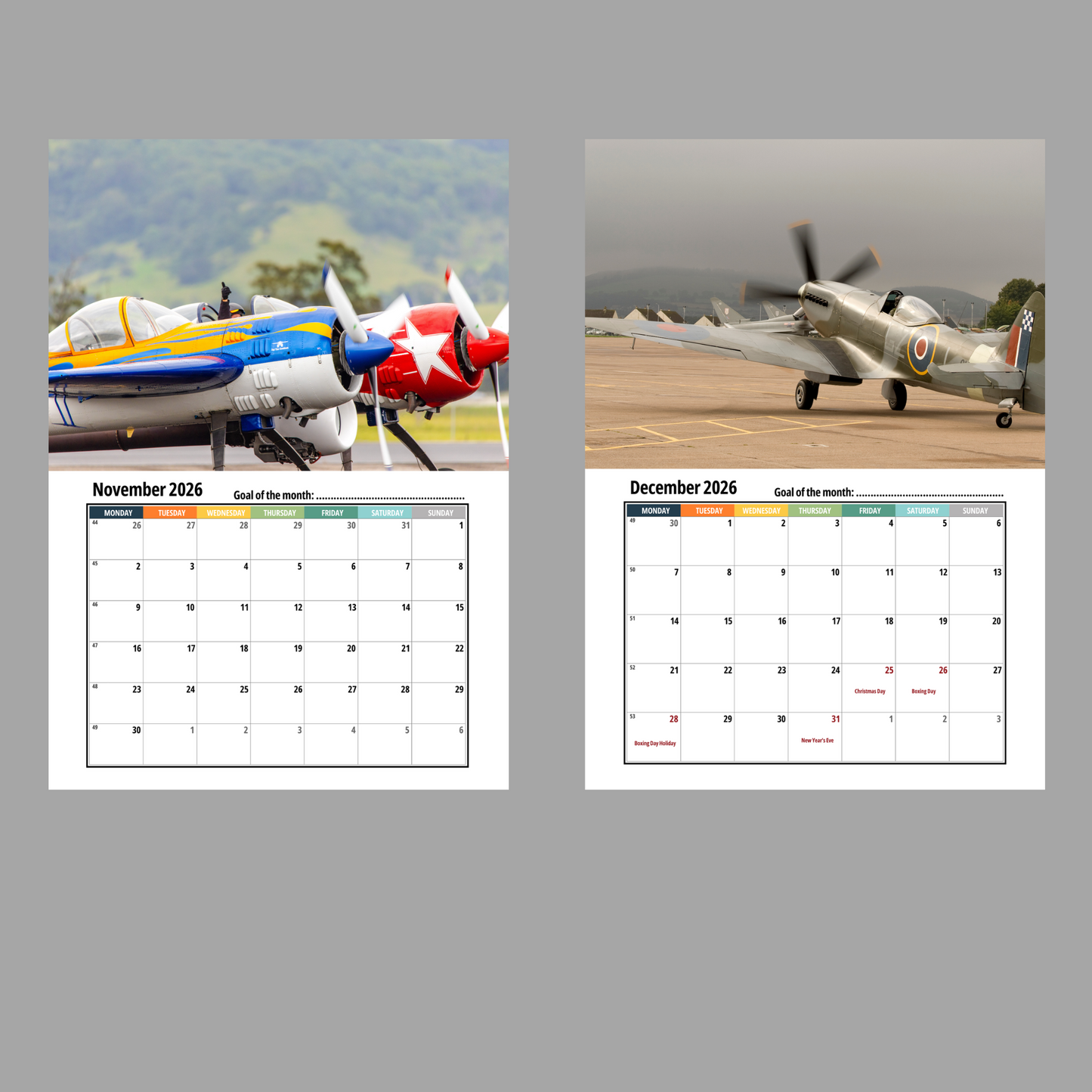 2026 spitfires calendar