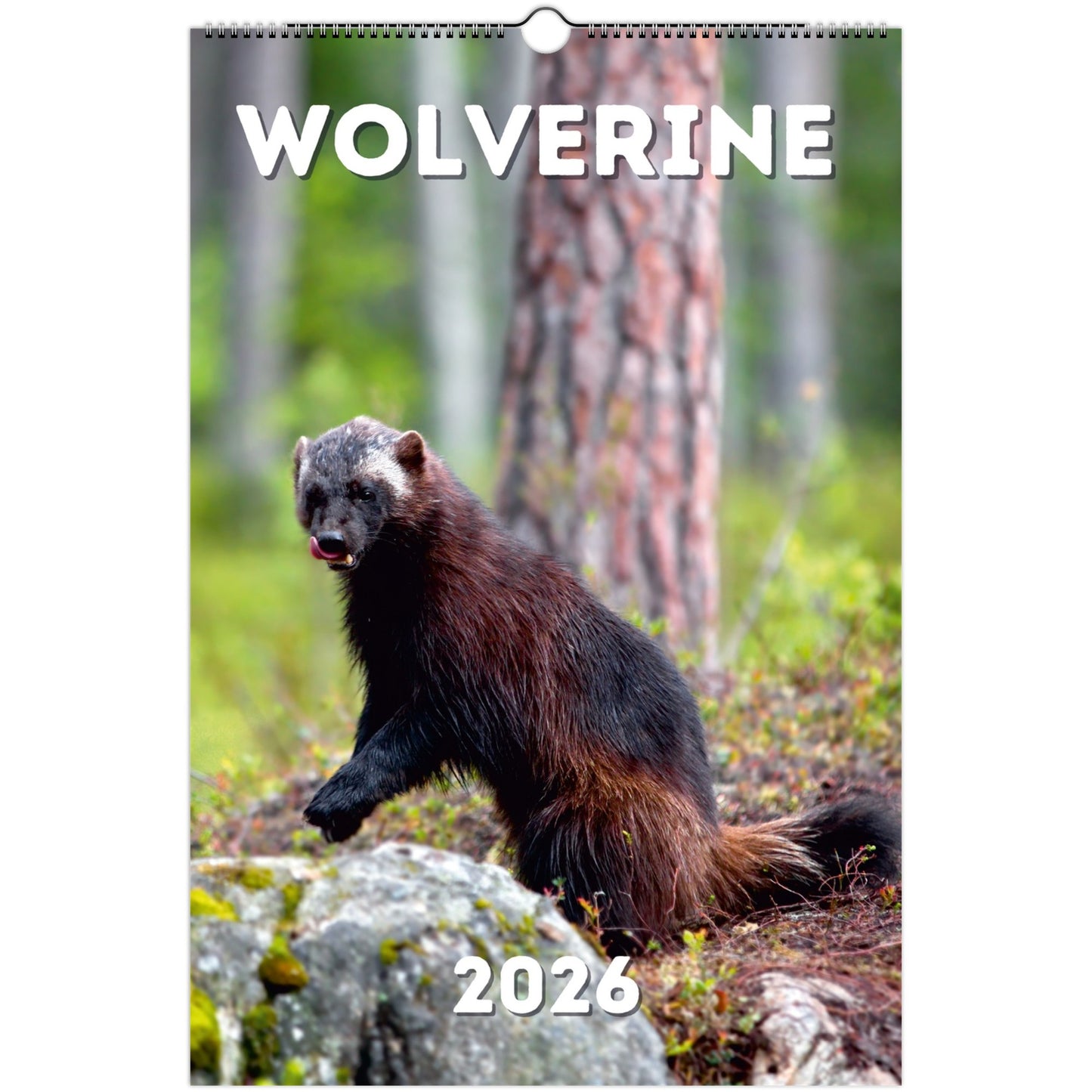 Wolverine Wall Calendar 2026 Default Title
