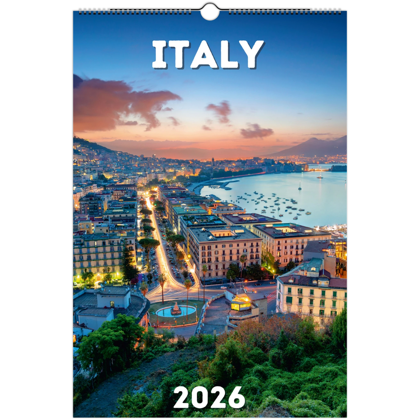 Italy Wall Calendar 2026 Default Title