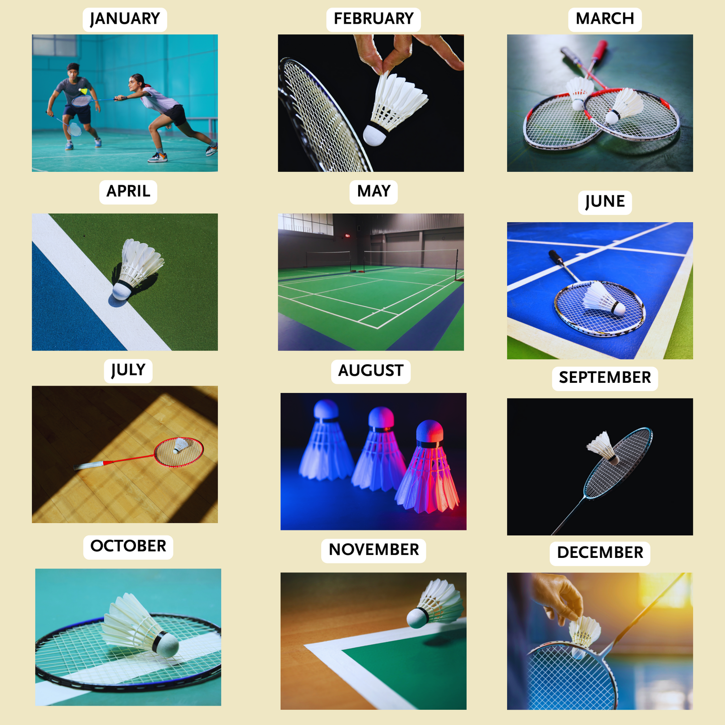 Badminton Calendar 2026