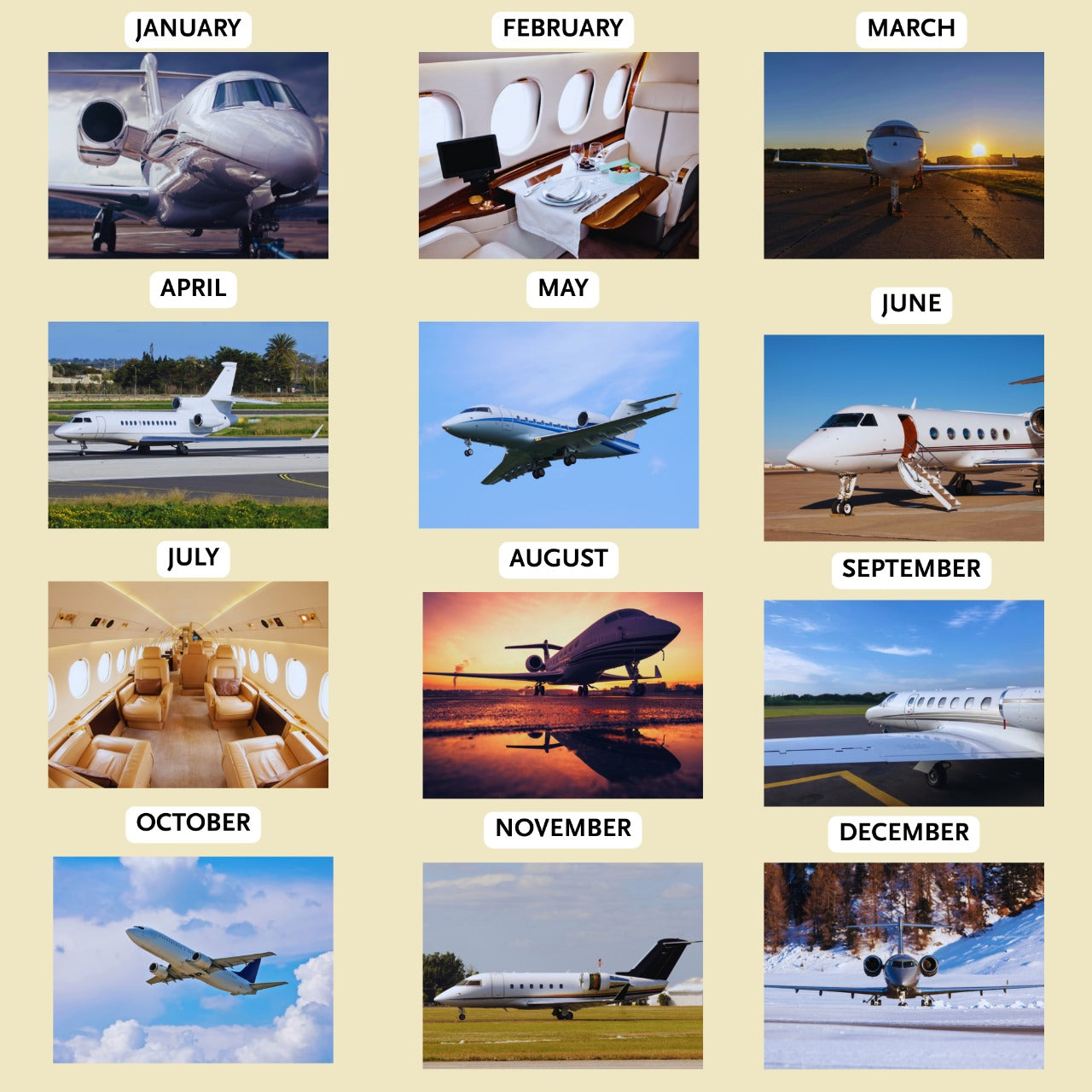 Business Jet Calendar 2026