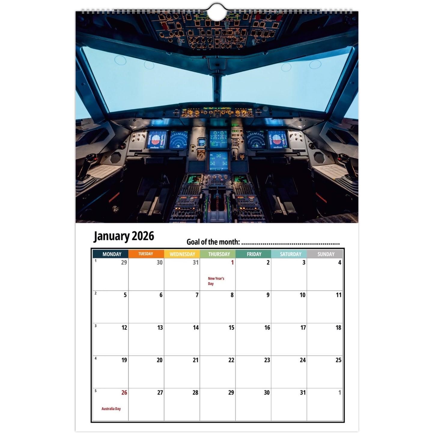 Cockpits Calendar 2026