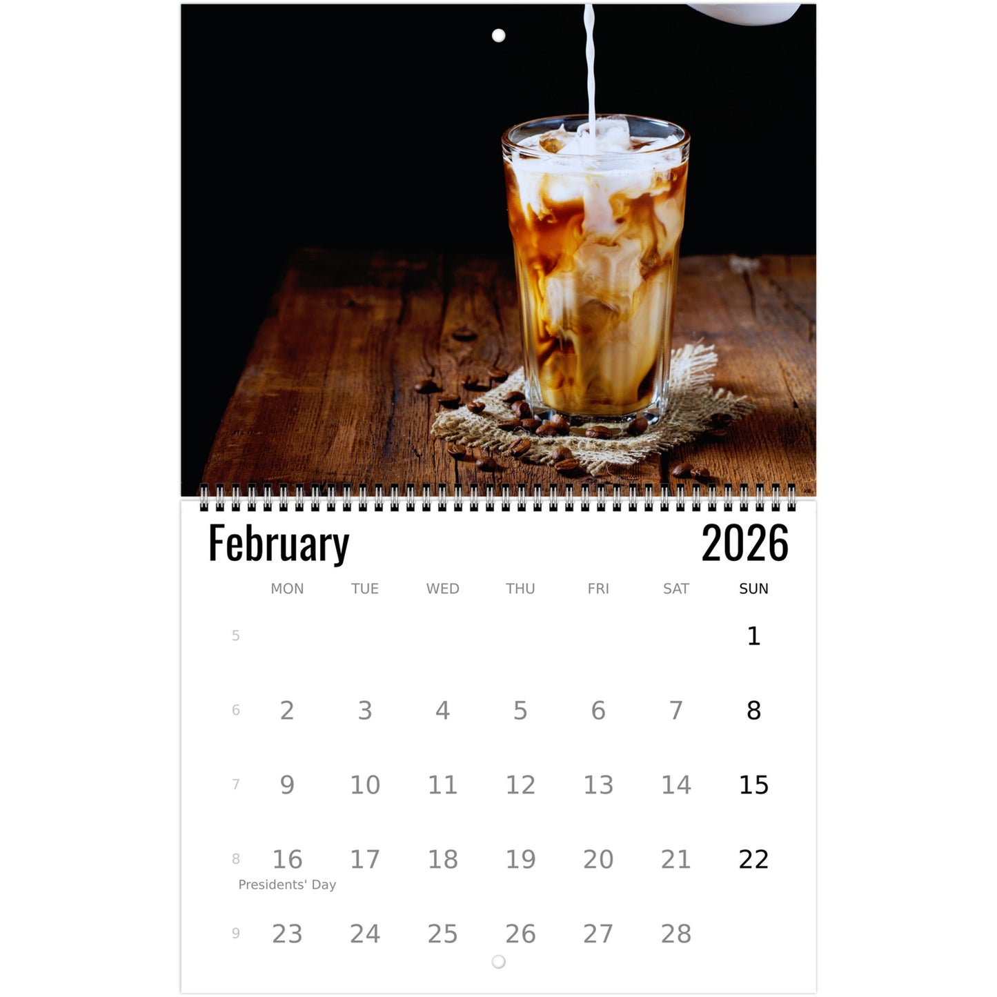 Coffee Wall Calendar 2026