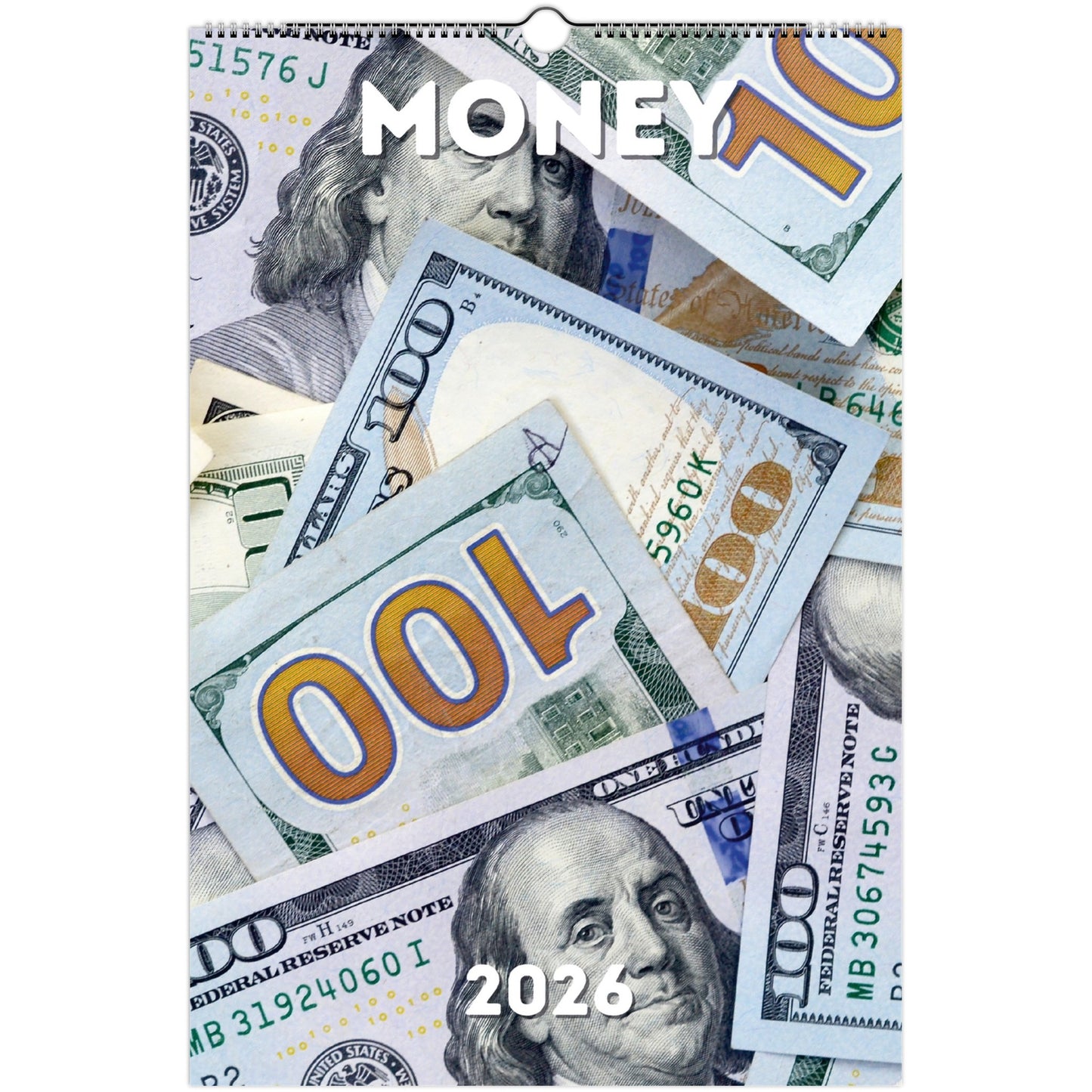 Money Wall Calendar 2026
