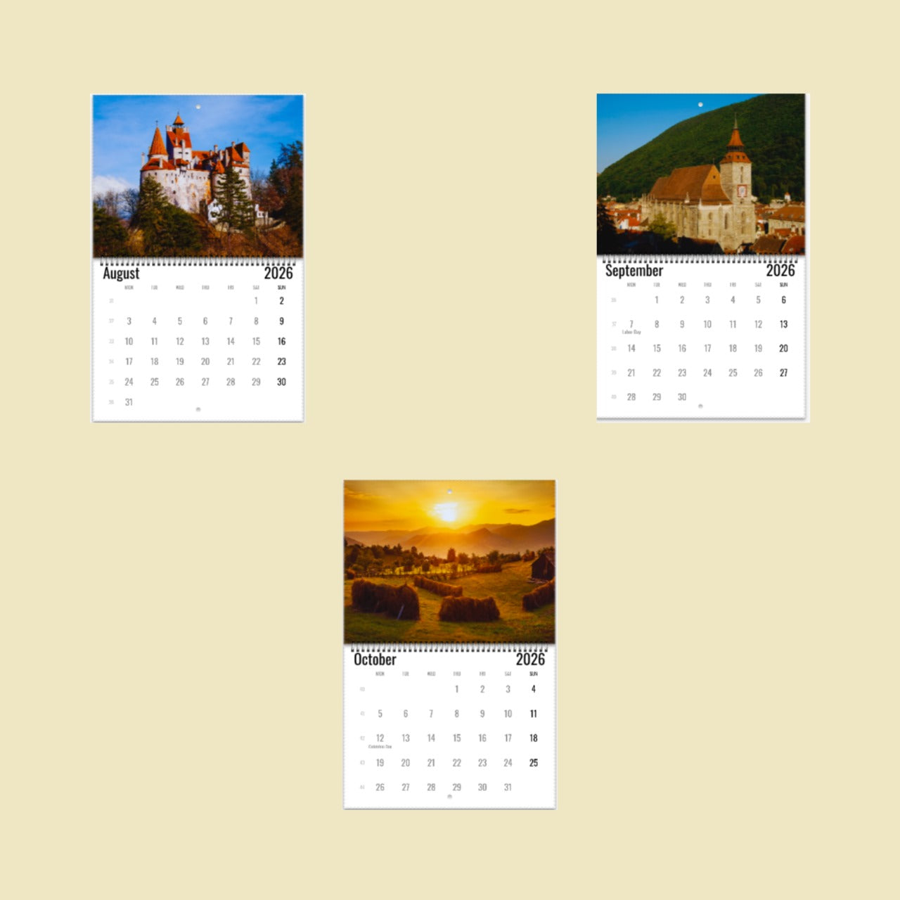 Romania Wall Calendar 2026