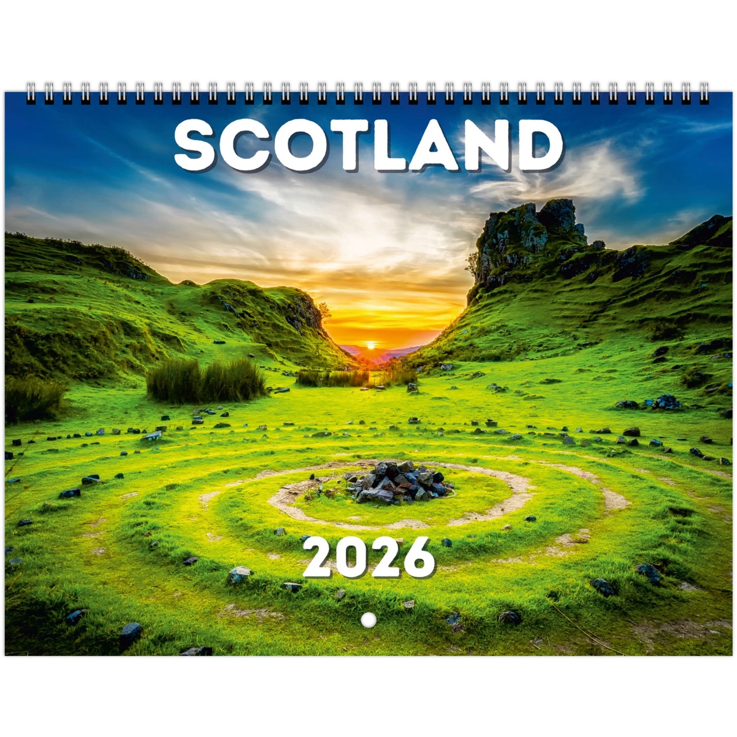 Scotland Wall Calendar 2026