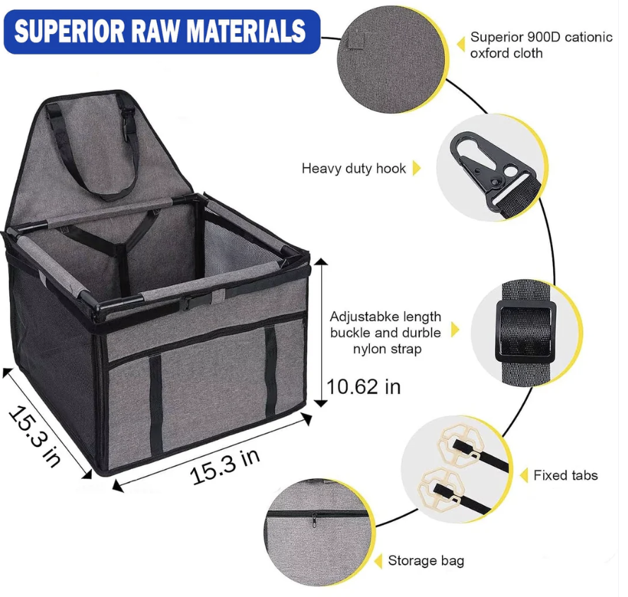 Waterproof Dog Car Seat & Travel Mat