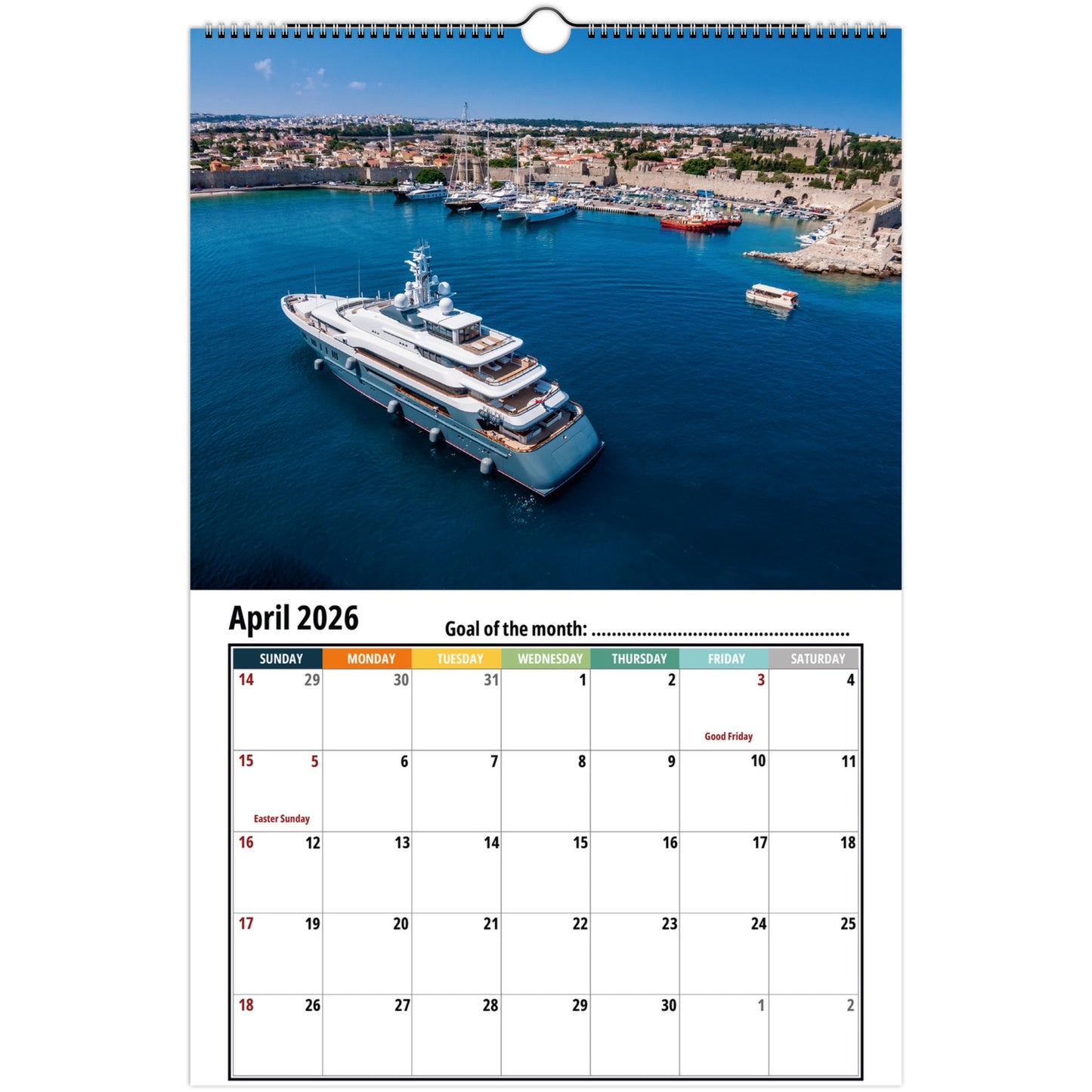 Yatch Calendar 2026