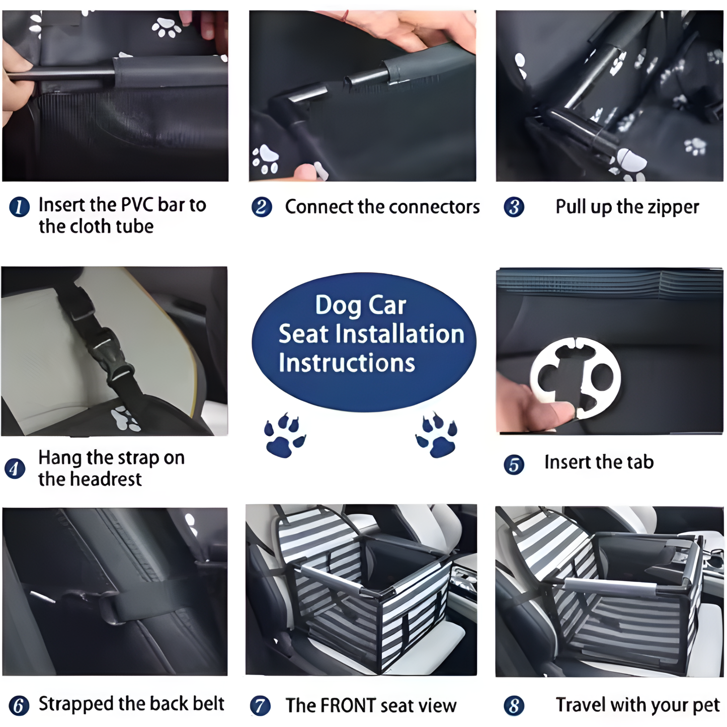 Waterproof Dog Car Seat & Travel Mat