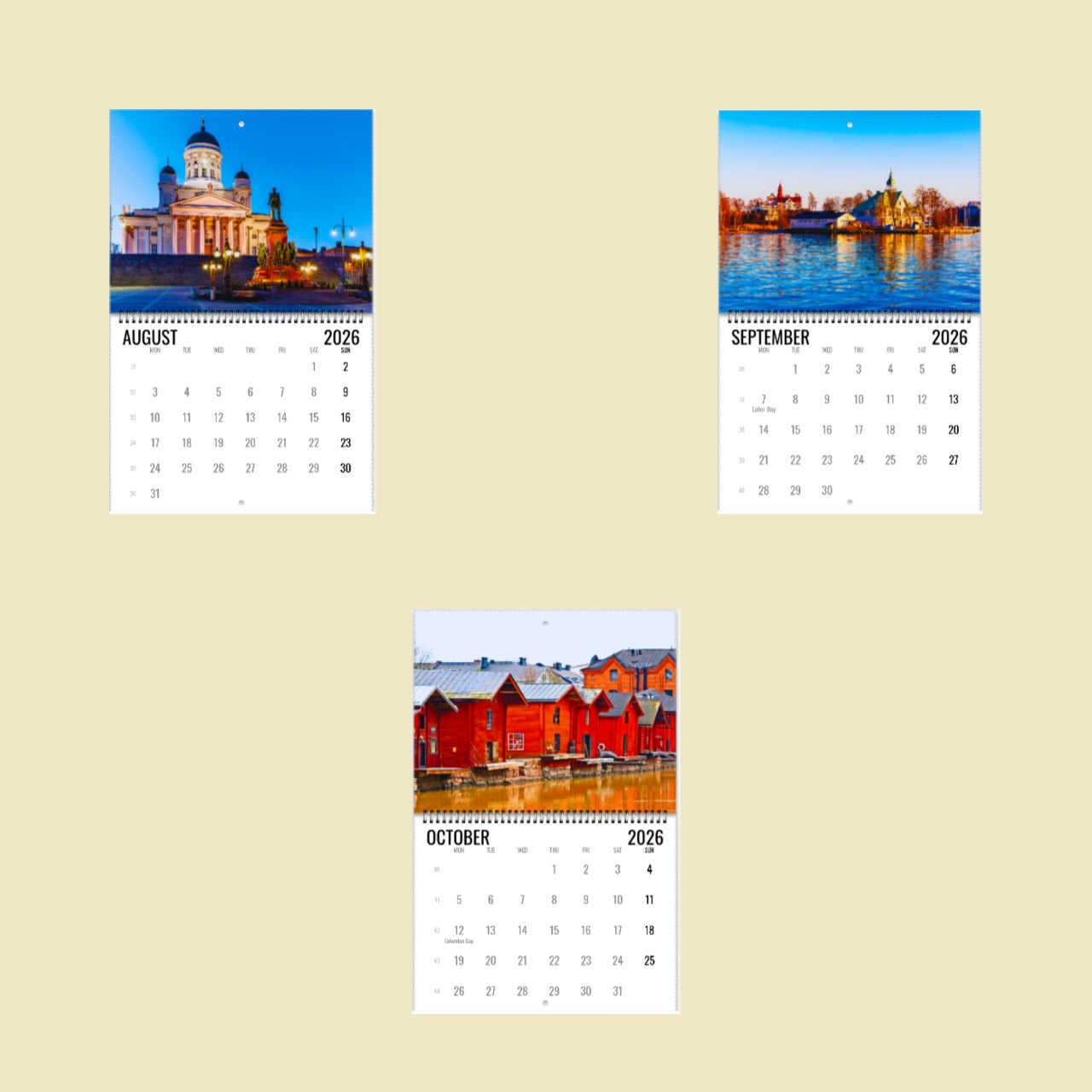 Finland Wall Calendar 2026