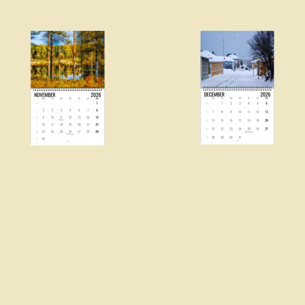 Finland Wall Calendar 2026