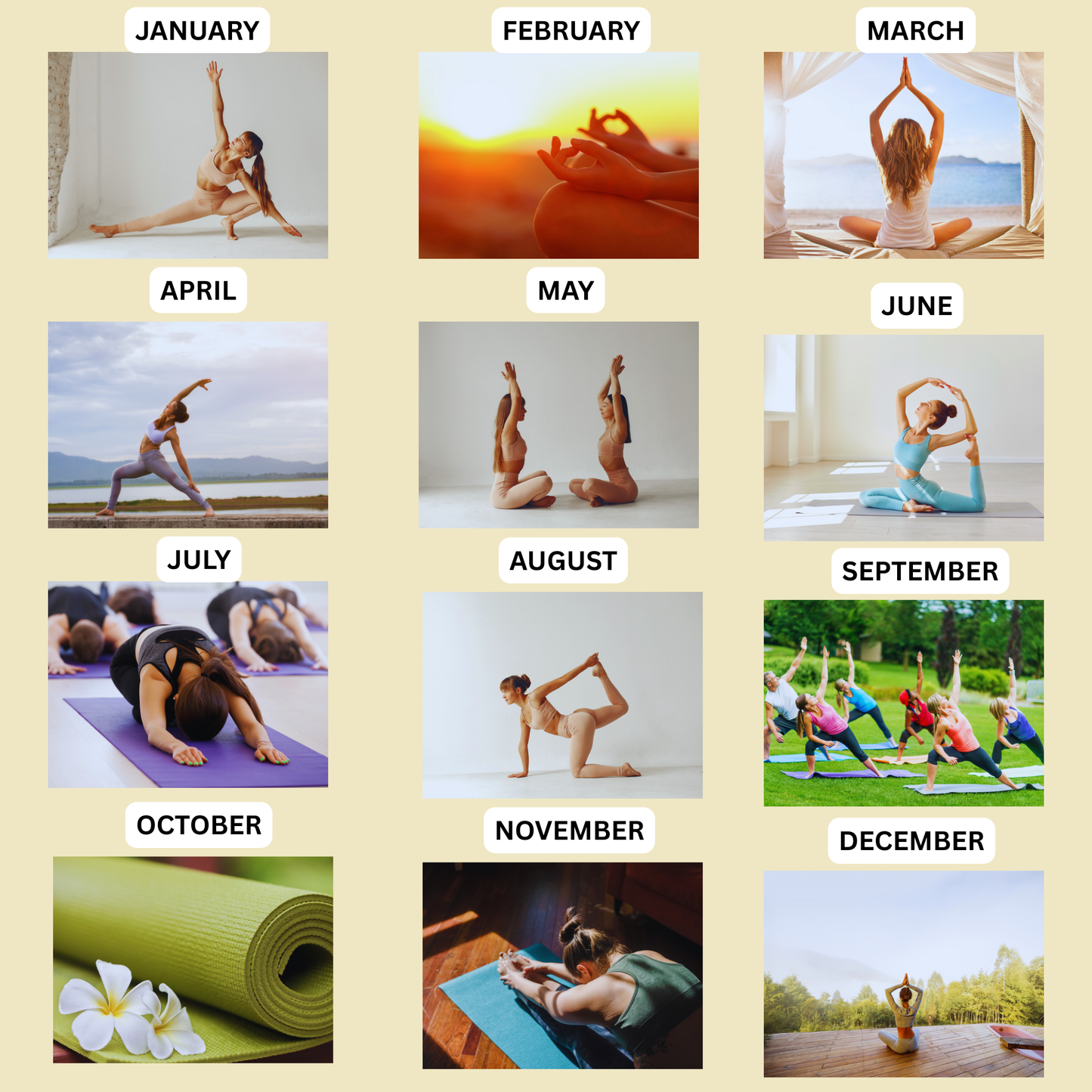 2026 Yoga Calendar