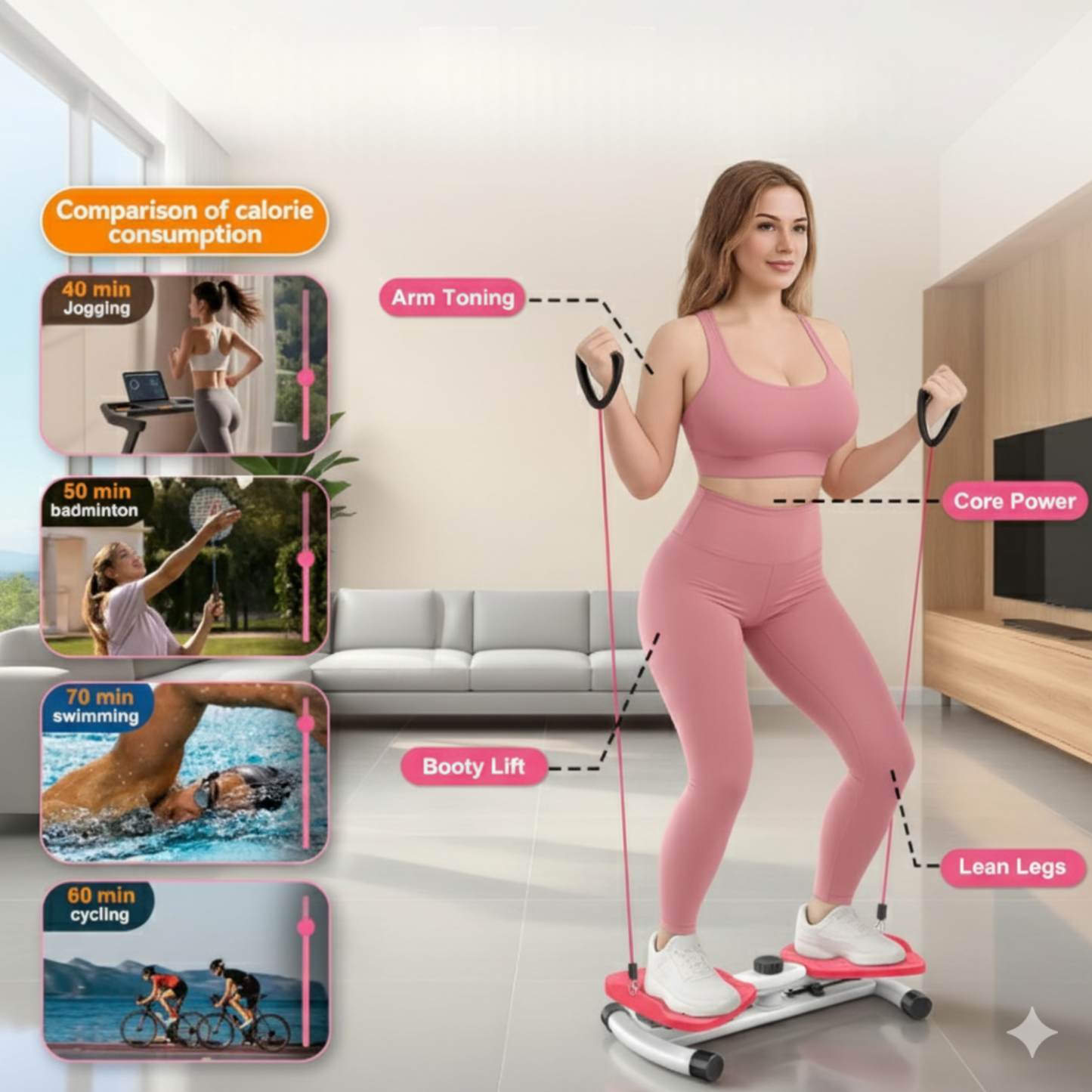 Waist Twister Machine & Ab Twist Board