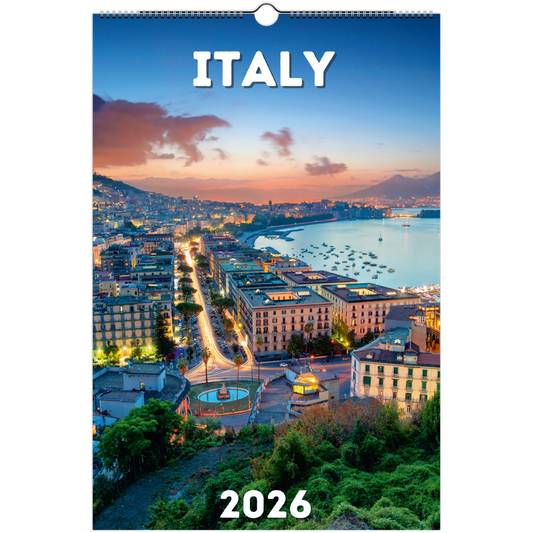 Italy Wall Calendar 2026 Default Title