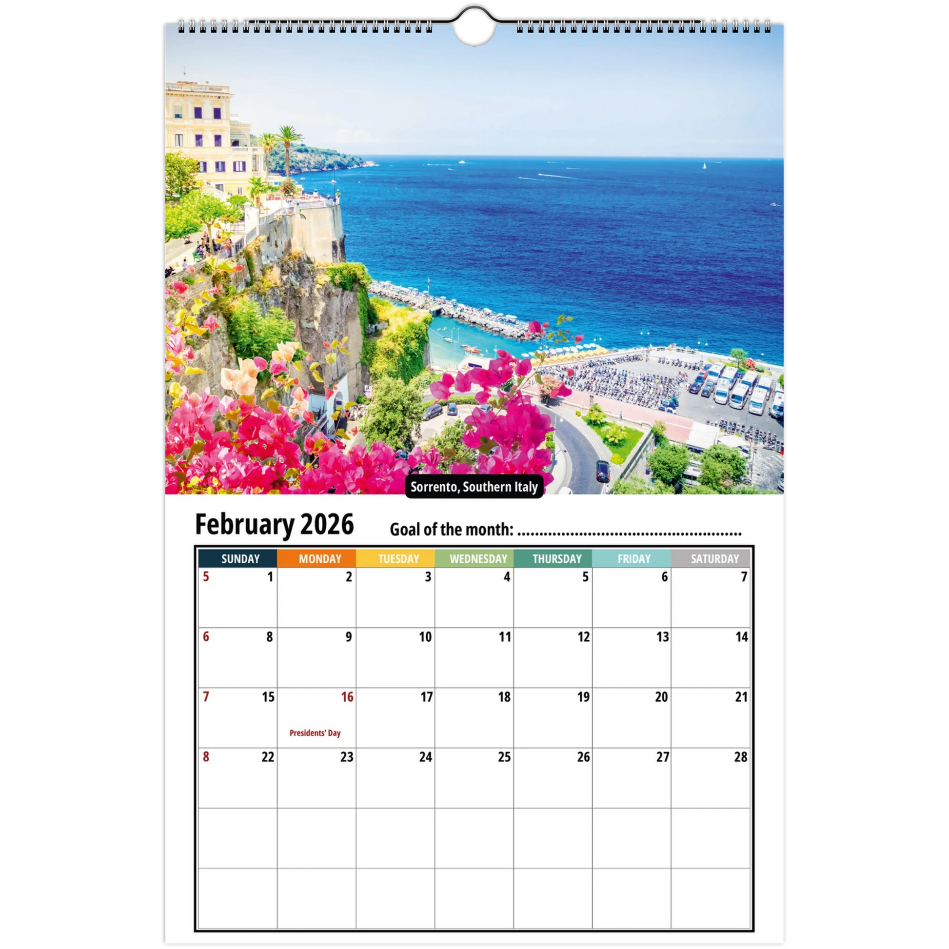 Italy Wall Calendar 2026