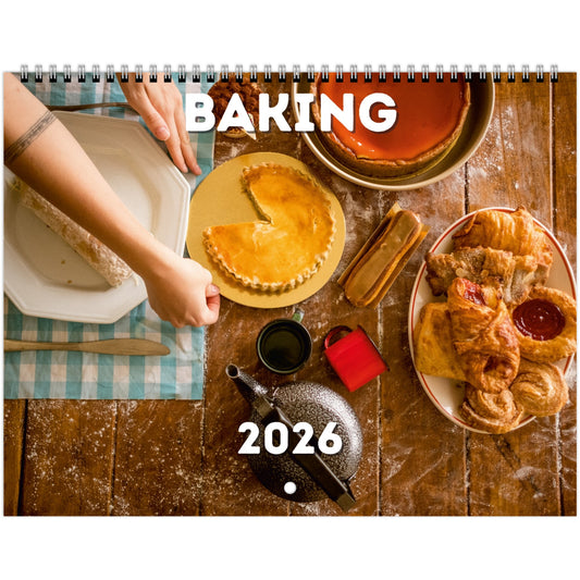 Baking Wall Calendar 2026
