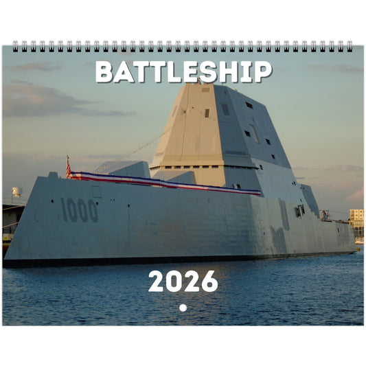 Battleship Wall Calendar 2026....1