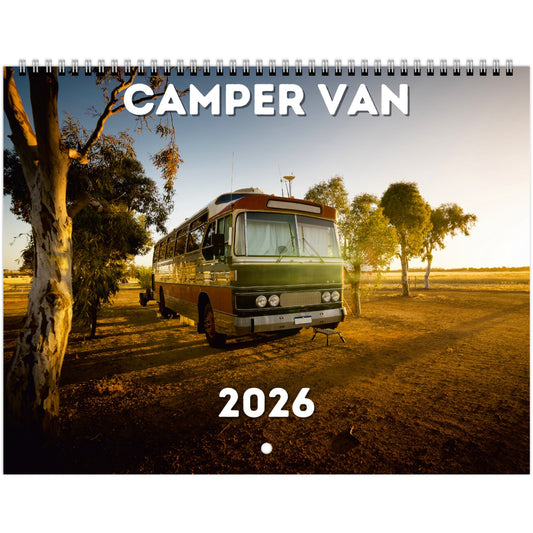 Camper Van Wall Calendar 2026