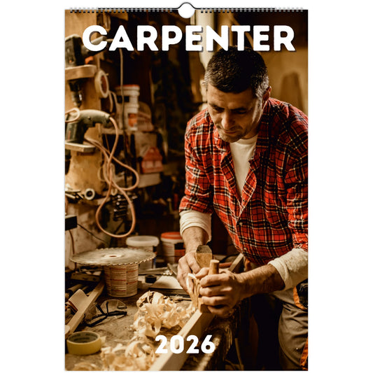 Carpenter Wall Calendar 2026