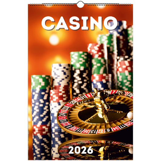 Casino Wall Calendar 2026 Default Title