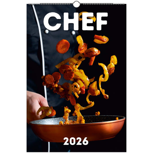 Chef Wall Calendar 2026 Default Title