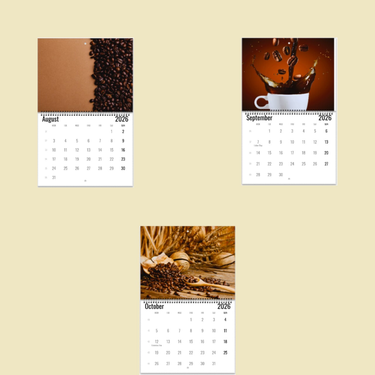Coffee Wall Calendar 2026