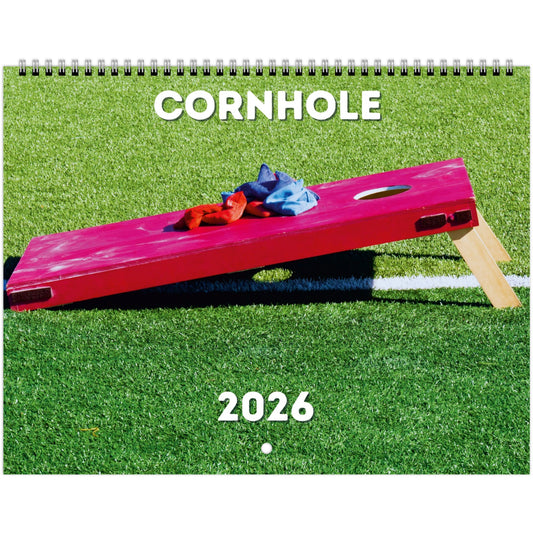 Cornhole Wall Calendar 2026