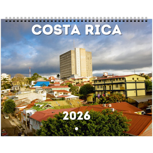 Costa Rica Wall Calendar 2026
