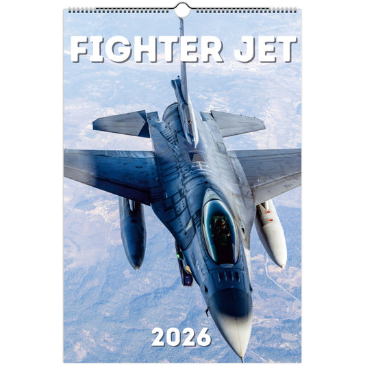 Fighter Jet Wall Calendar 2026 Default Title