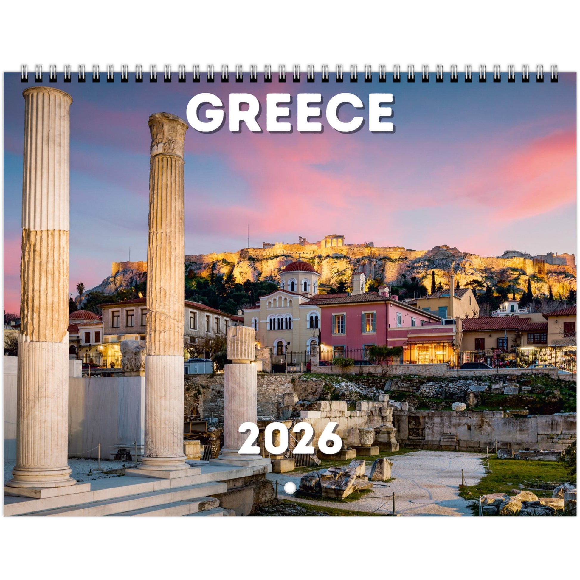 Greece Wall Calendar 2026