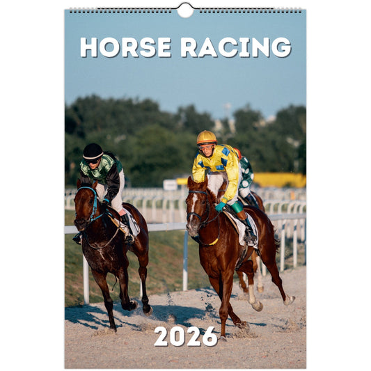 Horse Racing Wall Calendar 2026