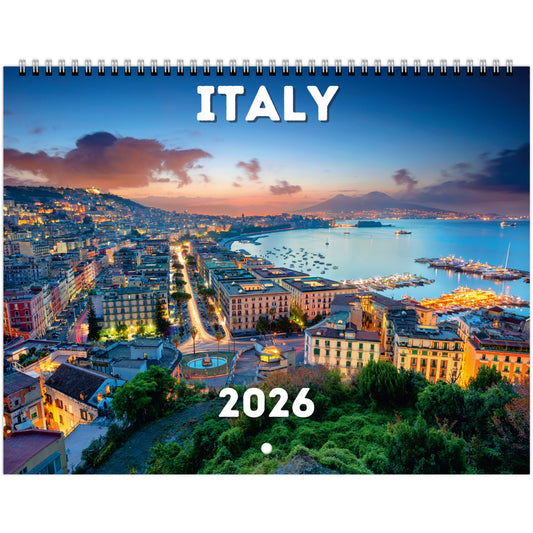 Italy Wall Calendar 2026