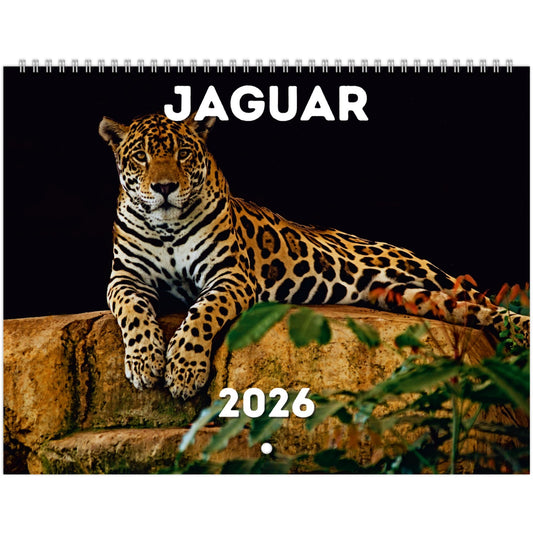 Jaguar Wall Calendar 2026