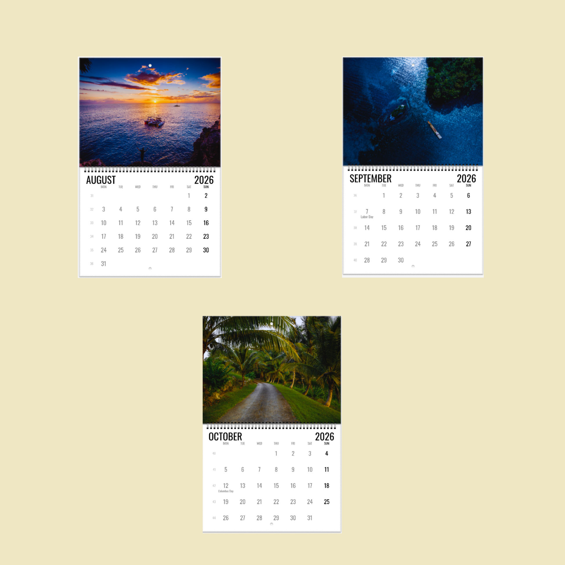 Jamaica Wall Calendar 2026