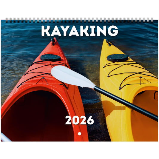 Kayaking Wall Calendar 2026