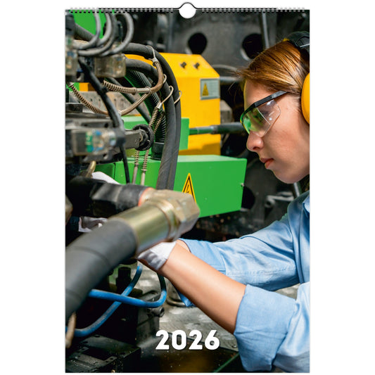 Mechanical Engineer Wall Calendar 2026