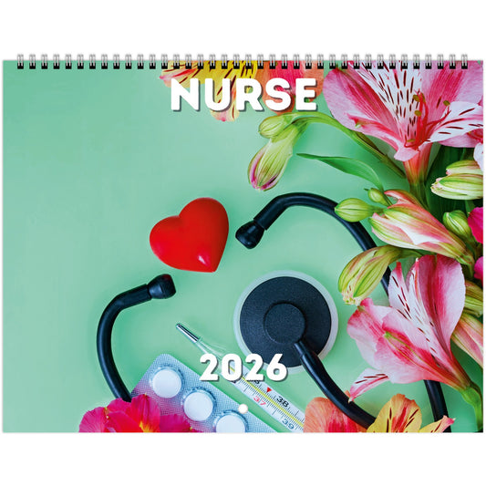 Nurse Wall Calendar 2026