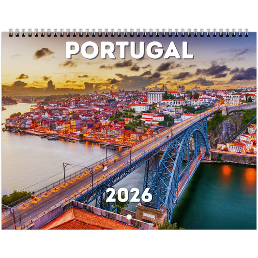 Portugal Wall Calendar 2026
