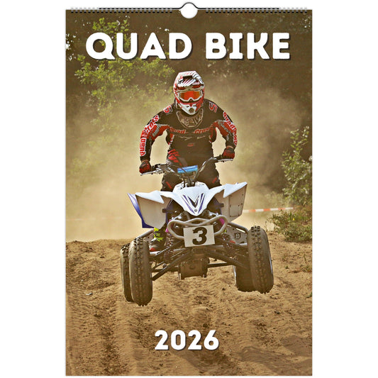 Quad Bike Wall Calendar 2026