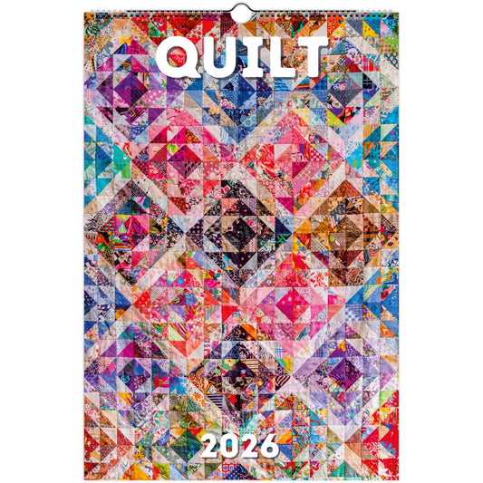 Quilt Wall Calendar 2026
