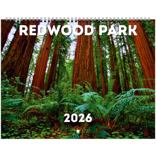 Redwood National Park Wall Calendar 2026