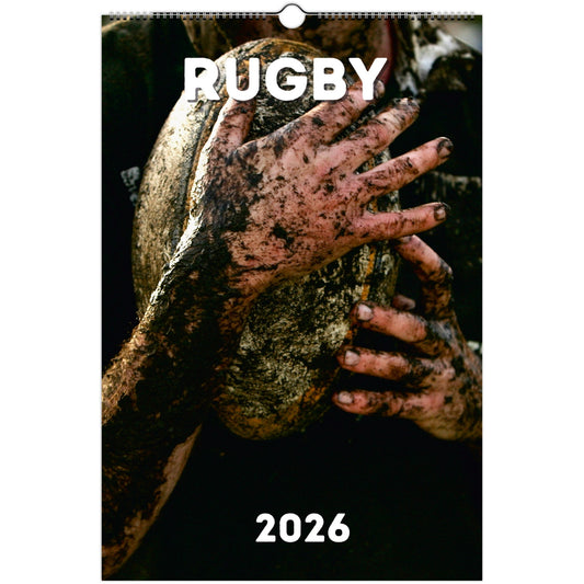 Rugby Wall Calendar 2026