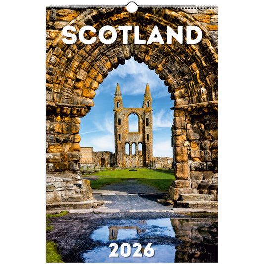 Scotland Wall Calendar 2026