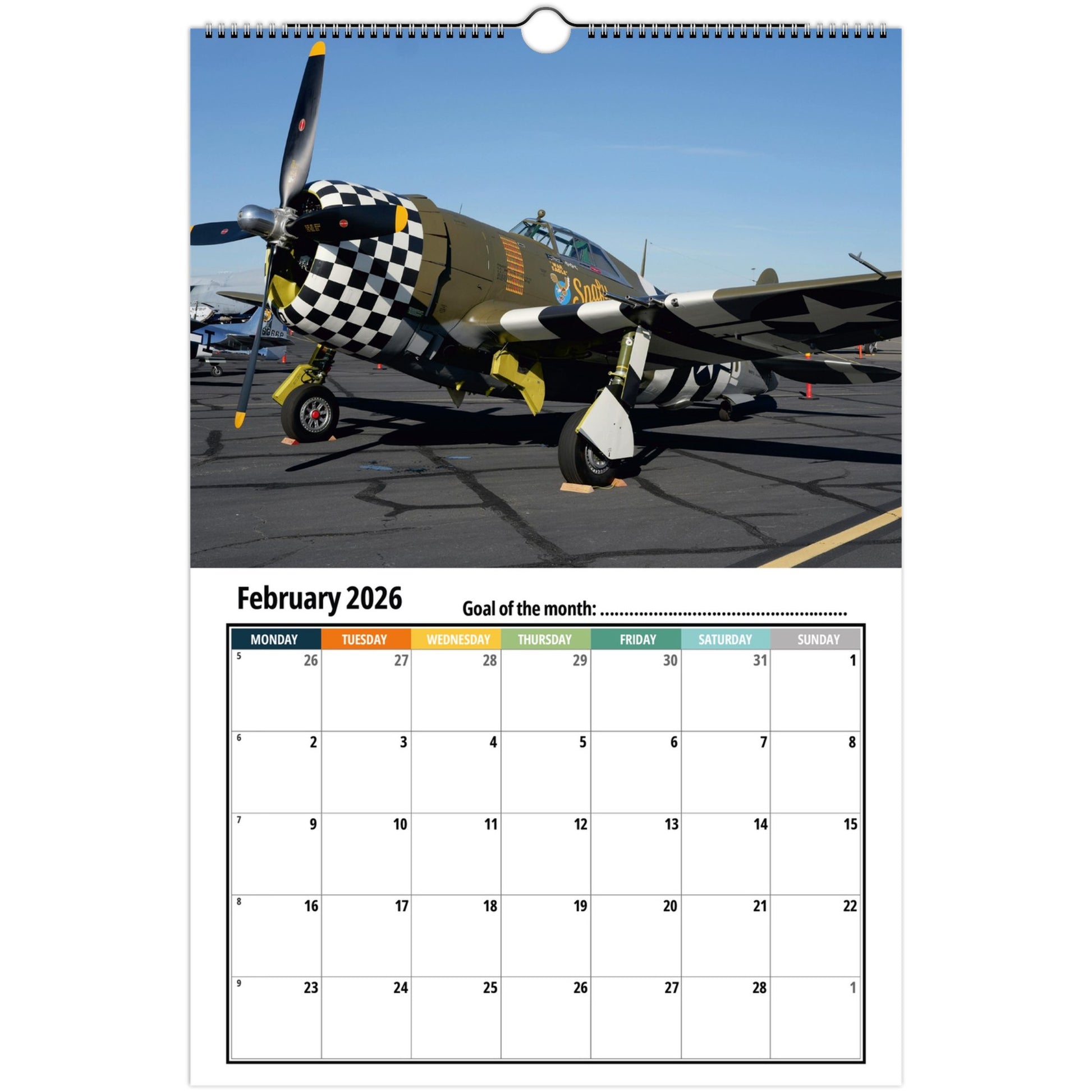 Spitfires Calendar 2026