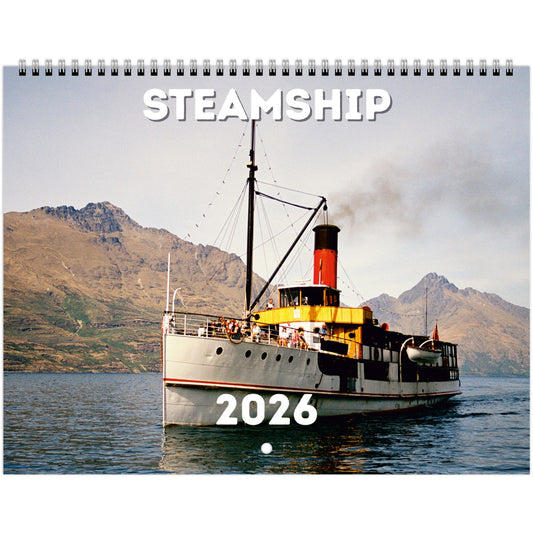 Steamship Wall Calendar 2026