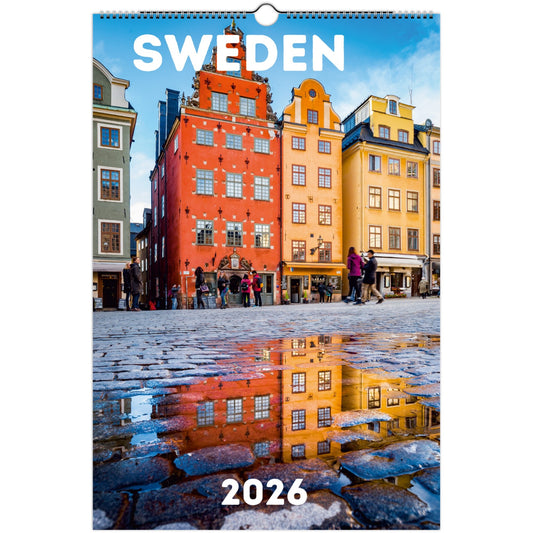 Sweden Wall Calendar 2026