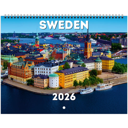 Sweden Wall Calendar 2026