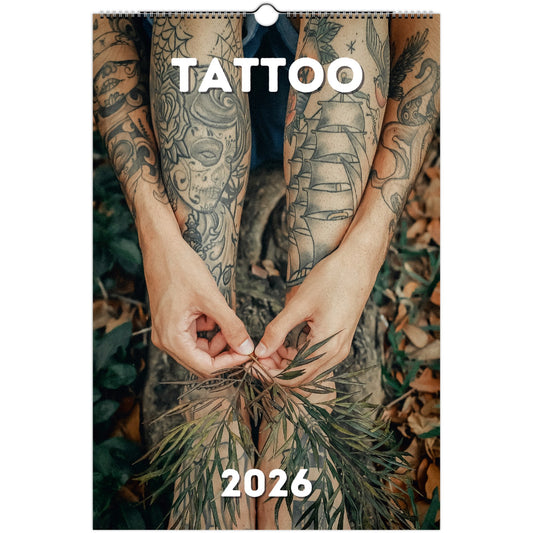 Tattoo Wall Calendar 2026