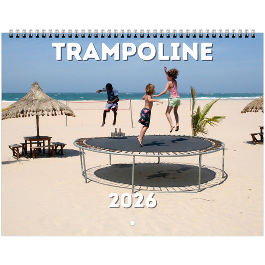 Trampoline Wall Calendar 2026